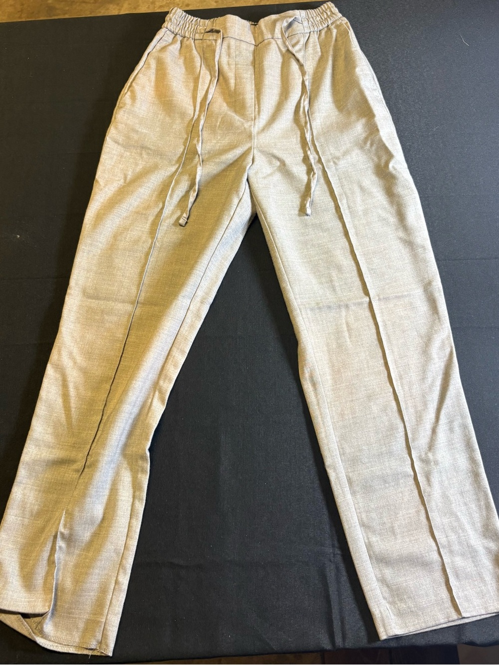 Zara Men's Drawstring Chinos in Light Tan